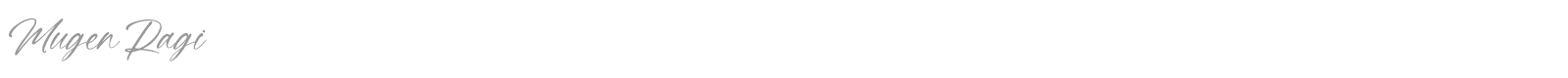 Mugen Ragi font preview